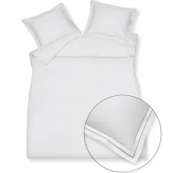 Bath & Living Vandyck Duvet cover PURITY Naples 240x220 cm, color Sand (satin cotton)