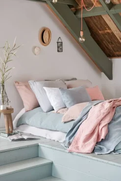 Bath & Living Vandyck Duvet cover PURITY 79 Sepia Pink 140x220 cm (linen) PUCO16179