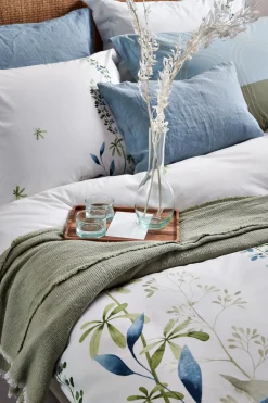 Bath & Living Vandyck Duvet cover PURITY 79 Pearl Blue 140x220 cm (linen / cotton) PUCO16179