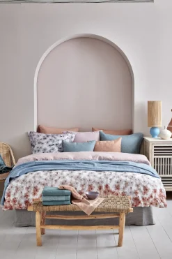 Bath & Living Vandyck Duvet cover PURITY 79 Pearl Blue 140x220 cm (linen / cotton) PUCO16179