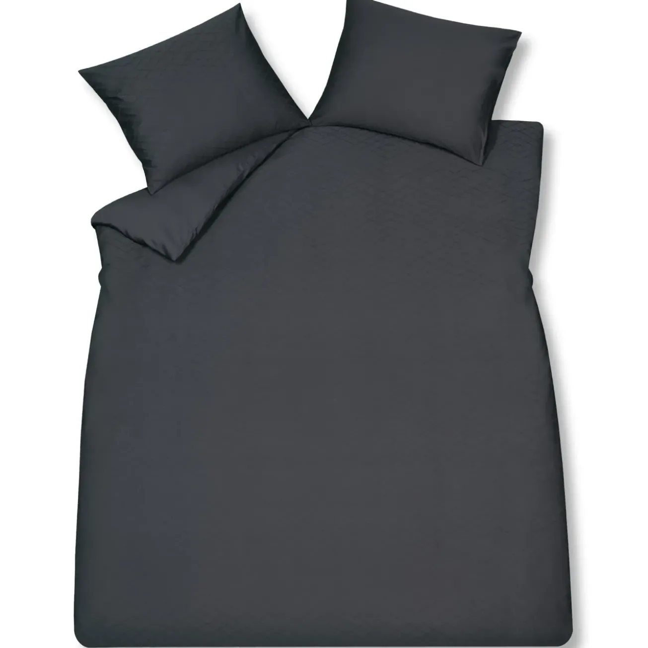 Bath & Living Vandyck Duvet cover PURITY Monaco Off Black 140x220 cm (satin cotton)