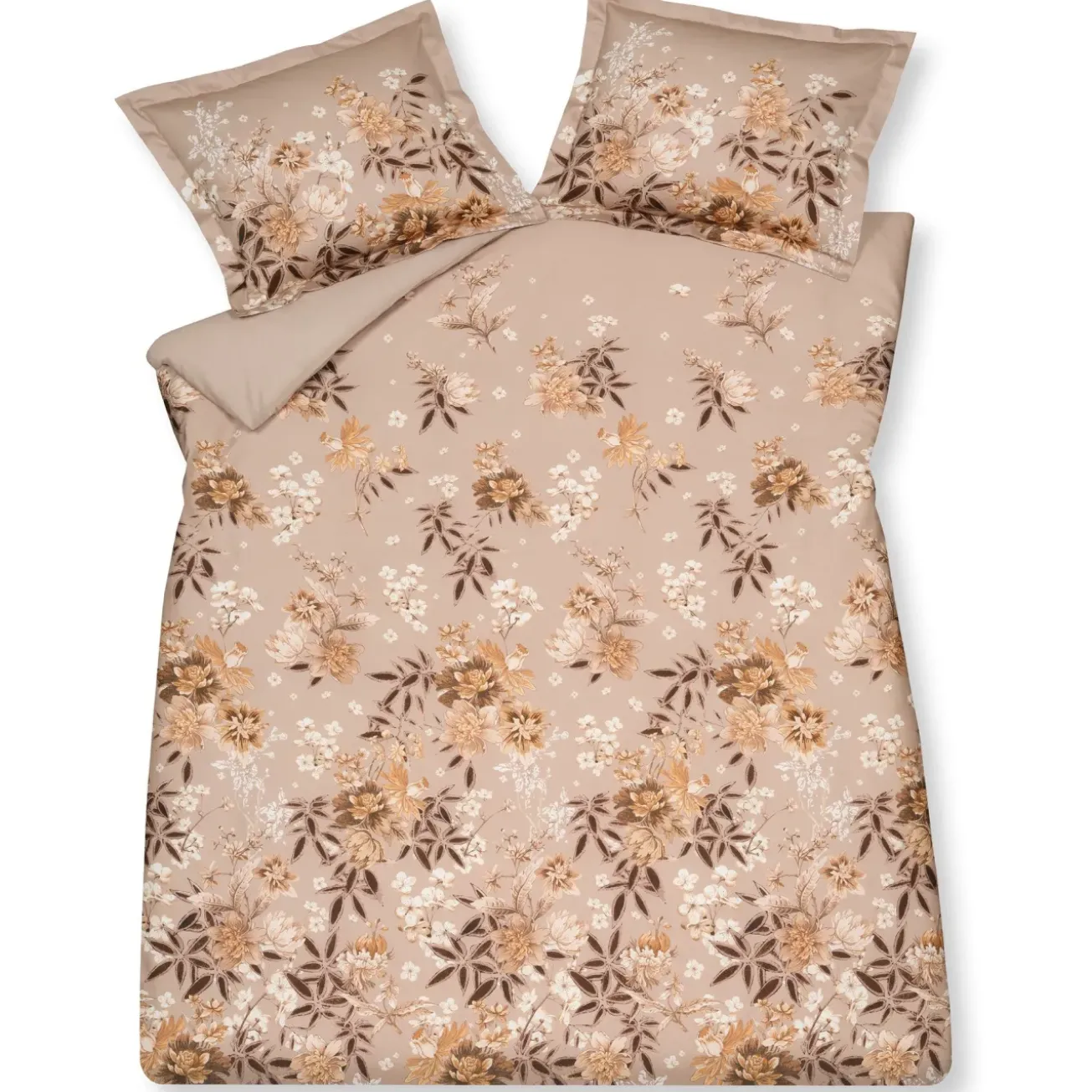 Bath & Living Vandyck Duvet cover RISE UP Toffee 140x220 cm (satin) SAM122226