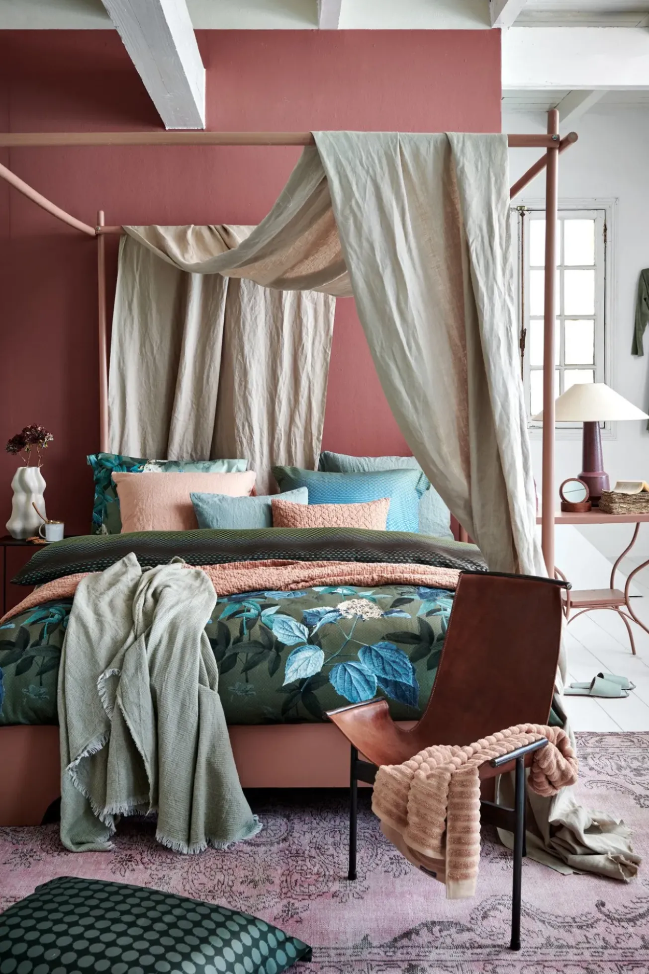 Bath & Living Vandyck Duvet cover RIVER Olive 200x220 cm (satin) SAM121214