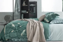 Bath & Living Vandyck Duvet cover SMALL BIRDS Mint Green 200x220 cm (satin) SABR20103