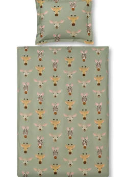 Kids Bath & Living Vandyck Duvet cover WILDLIFE KIDS Light Olive 140x220 cm (KIBB20209)