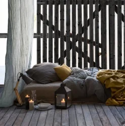 Bath & Living Vandyck Duvet PURITY 79 Grey 200 x 200/220 cm (linen)
