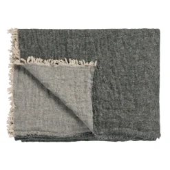 Bath & Living Vandyck HOME 81 throw 130x220 cm Anthracite (HCLO18281)