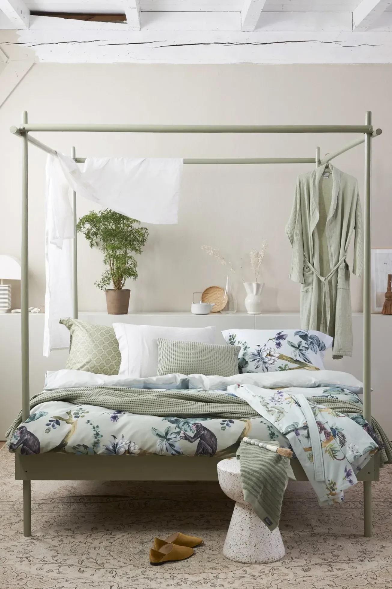 Bath & Living Vandyck HOME Pique cushion cover 40x55 cm Light Olive (BLMK601PC)