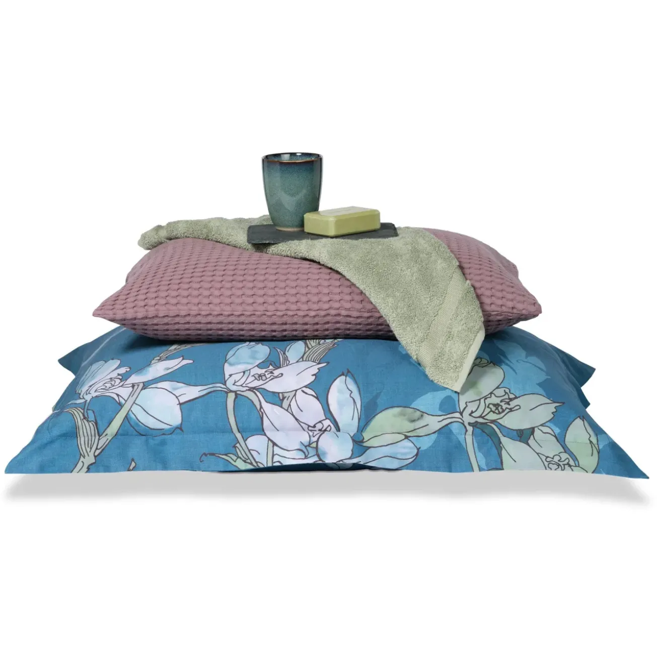 Bath & Living Vandyck HOME Pique cushion cover 40x55 cm Moonscape (BLMK16101)