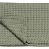 Bath & Living Vandyck HOME Pique waffle blanket 160x250 cm Light Olive (BLMK16101)