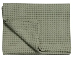 Bath & Living Vandyck HOME Pique waffle blanket 160x250 cm Light Olive (BLMK16101)