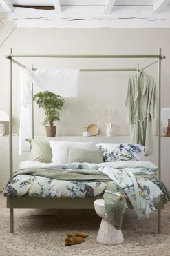 Bath & Living Vandyck HOME Pique waffle blanket 160x250 cm Light Olive (BLMK16101)
