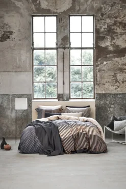 Bath & Living Vandyck HOME Pique waffle blanket 160x250 cm, Off Black