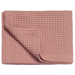 Bath & Living Vandyck HOME Pique waffle blanket 270x250 cm, Ash Rose