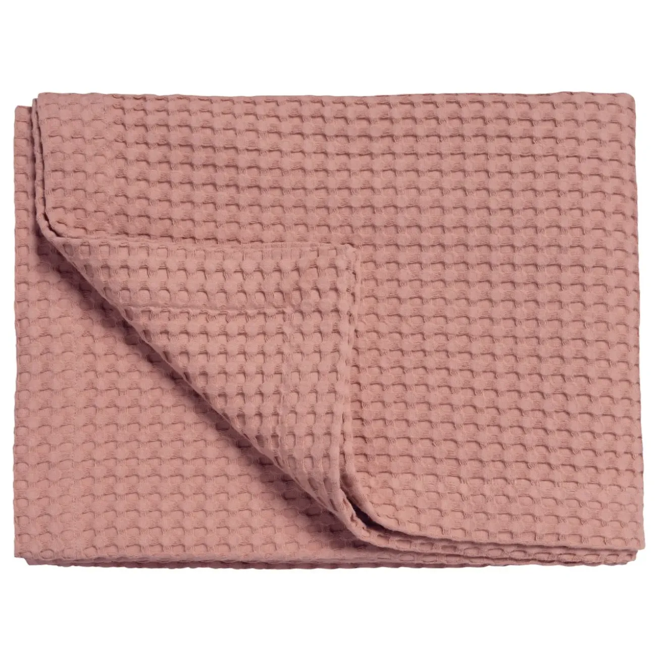 Bath & Living Vandyck HOME Pique waffle blanket 270x250 cm, Ash Rose