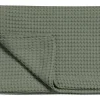 Bath & Living Vandyck HOME Pique waffle blanket 270x250 cm Earth Green (BLMK16101)