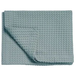 Bath & Living Vandyck HOME Pique waffle blanket 160x250 cm, Pearl Blue