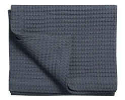 Bath & Living Vandyck HOME Pique waffle blanket 160x250 cm Nightblue (BLMK16101)