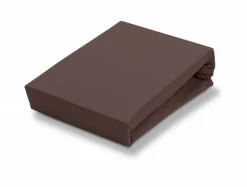 Bath & Living Vandyck Jersey supreme fitted sheet Taupe-017 (stretch) SLKM8201