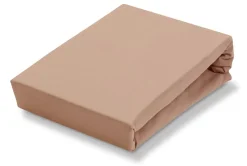 Bath & Living Vandyck Jersey supreme fitted sheet Praline-163 (stretch) SLKM8201