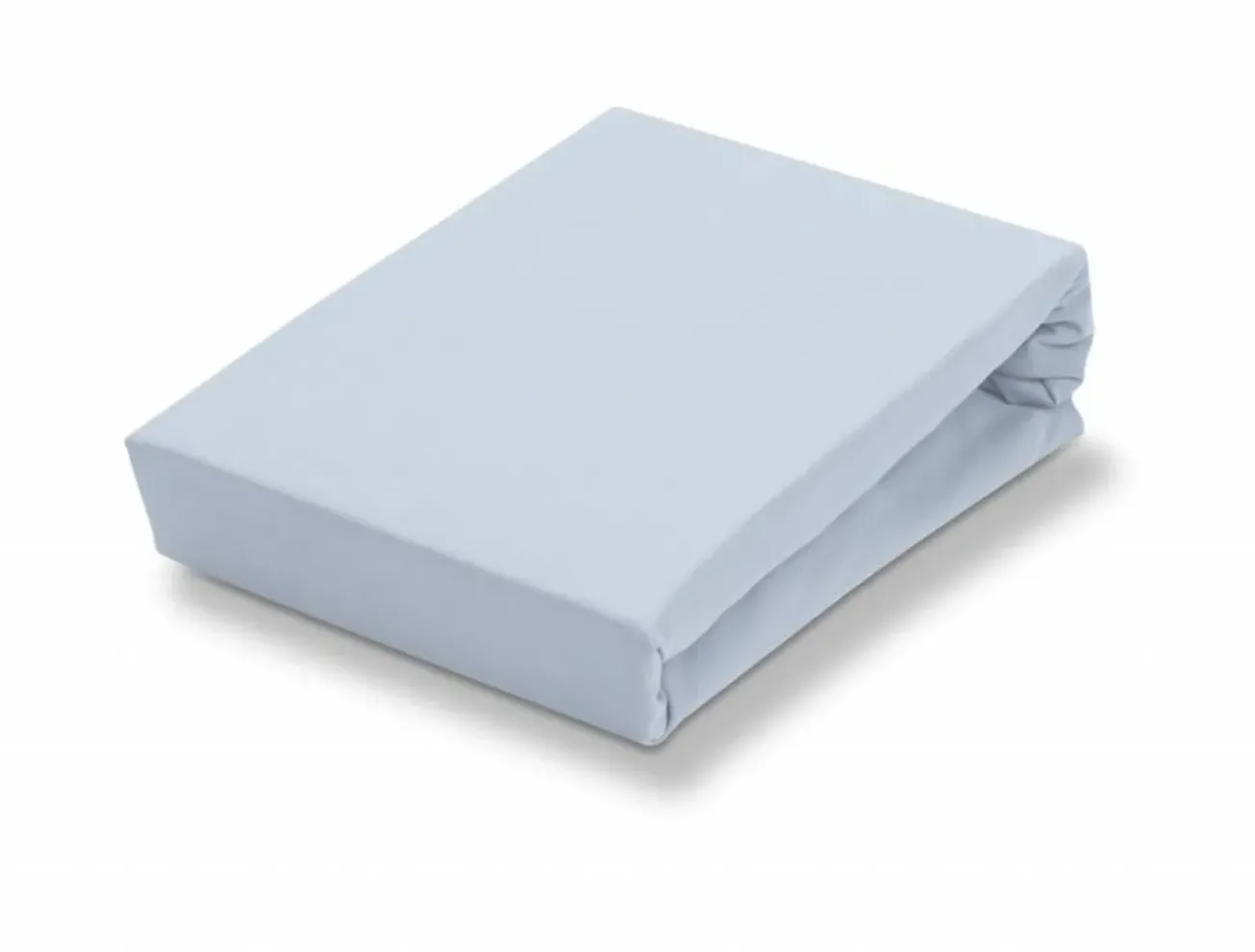 Bath & Living Vandyck Jersey supreme fitted sheet, Blue-006, light blue (stretch) SLKM8201