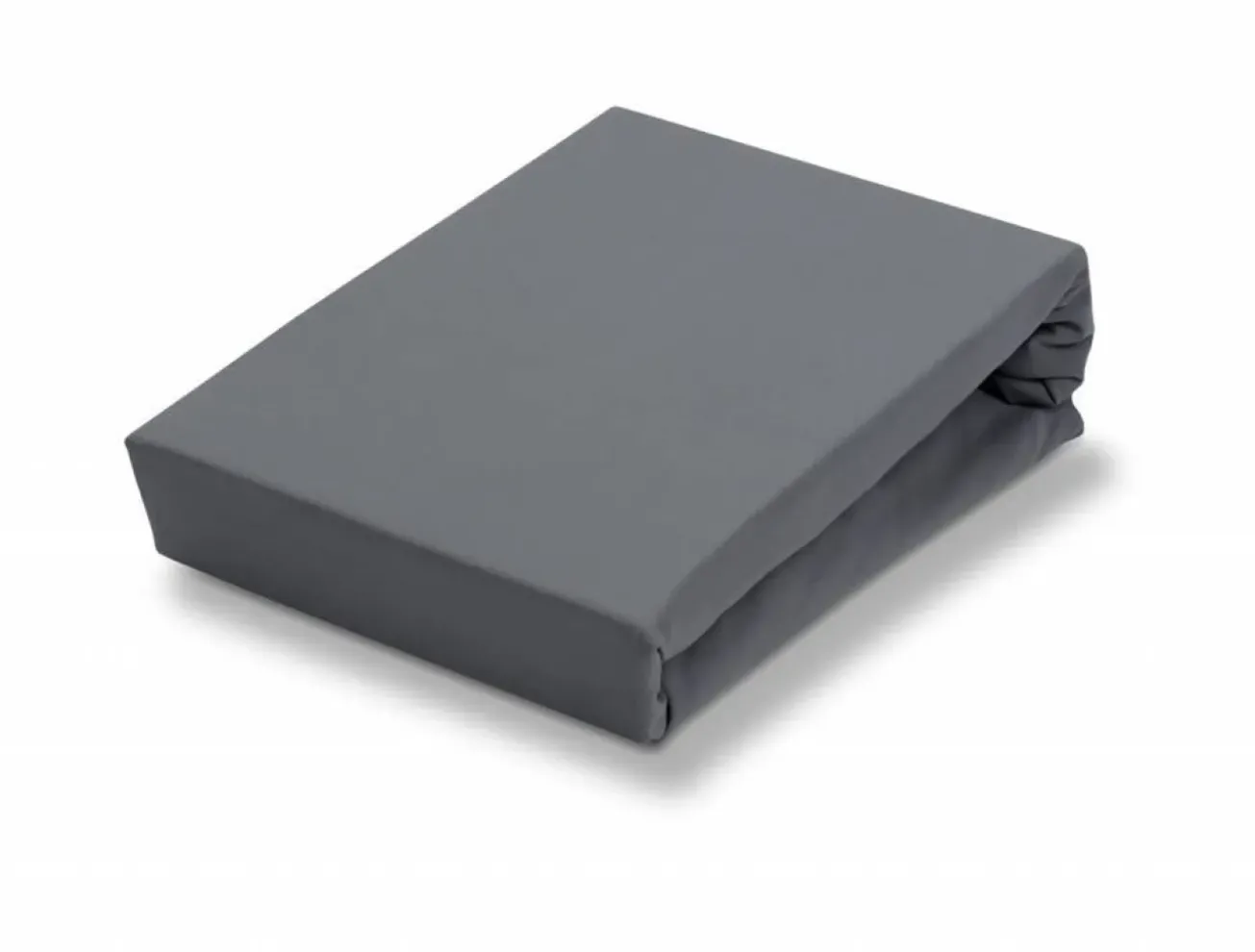 Bath & Living Vandyck Jersey supreme splittopper fitted sheet Grey-011, gray (stretch) SLKM820ST