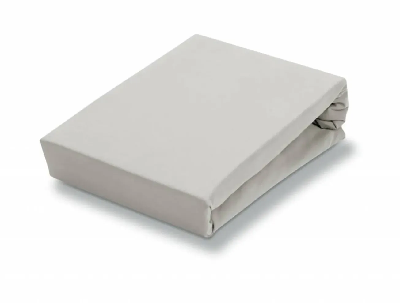 Bath & Living Vandyck Jersey supreme splittopper fitted sheet Silver Gray-088, light gray (stretch) SLKM820ST
