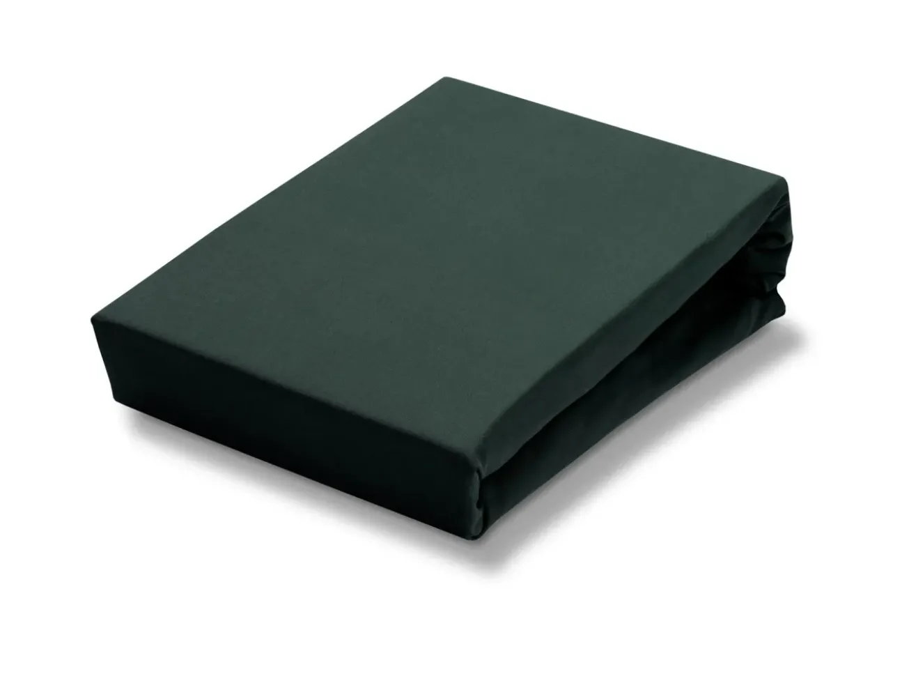 Bath & Living Vandyck Jersey supreme topper fitted sheet Dark Green-073 (stretch) SLKM8201T