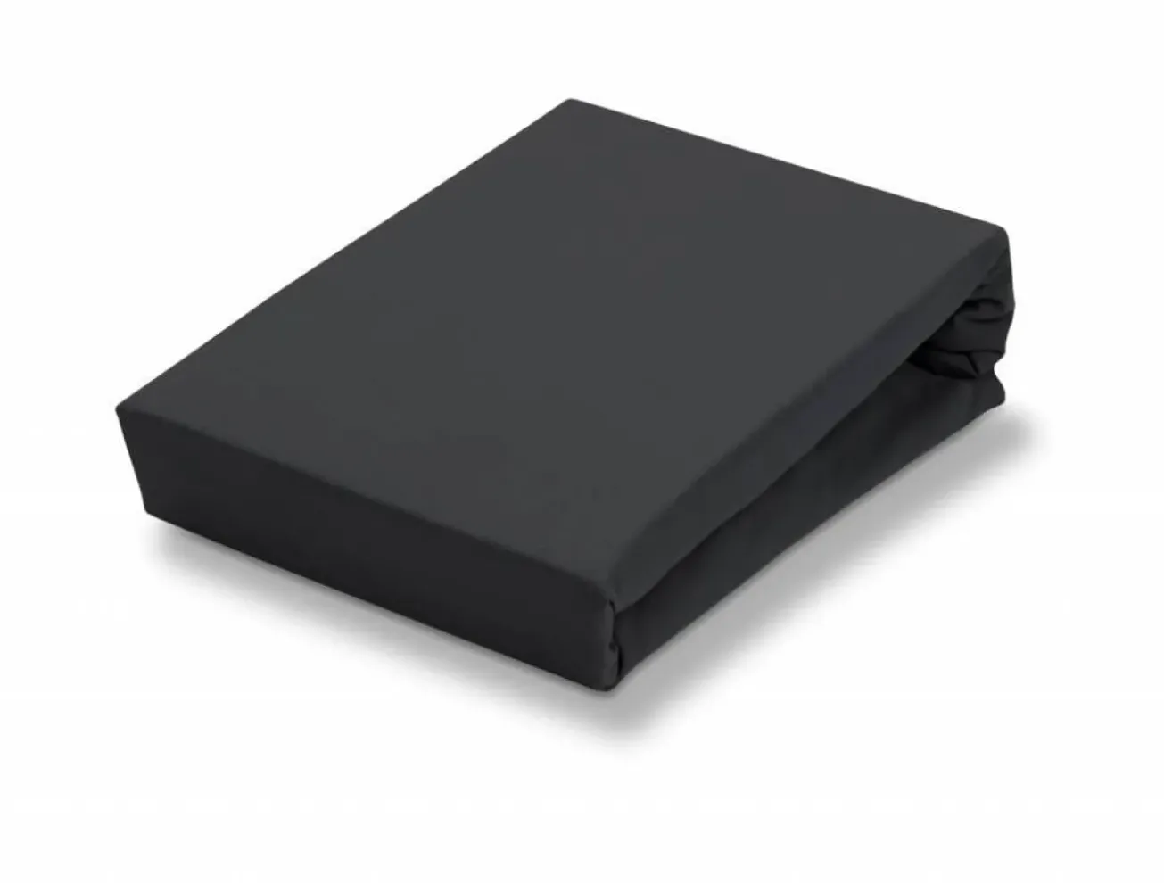 Bath & Living Vandyck Jersey supreme topper fitted sheet Black-094, black (stretch) SLKM8201T