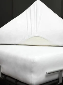 Bath & Living Vandyck Jersey supreme topper fitted sheet Praline-163 (stretch) SLKM8201T