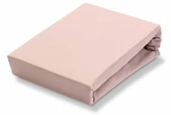 Bath & Living Vandyck Jersey supreme topper fitted sheet, Sepia Pink-144, pink (stretch) SLKM8201T