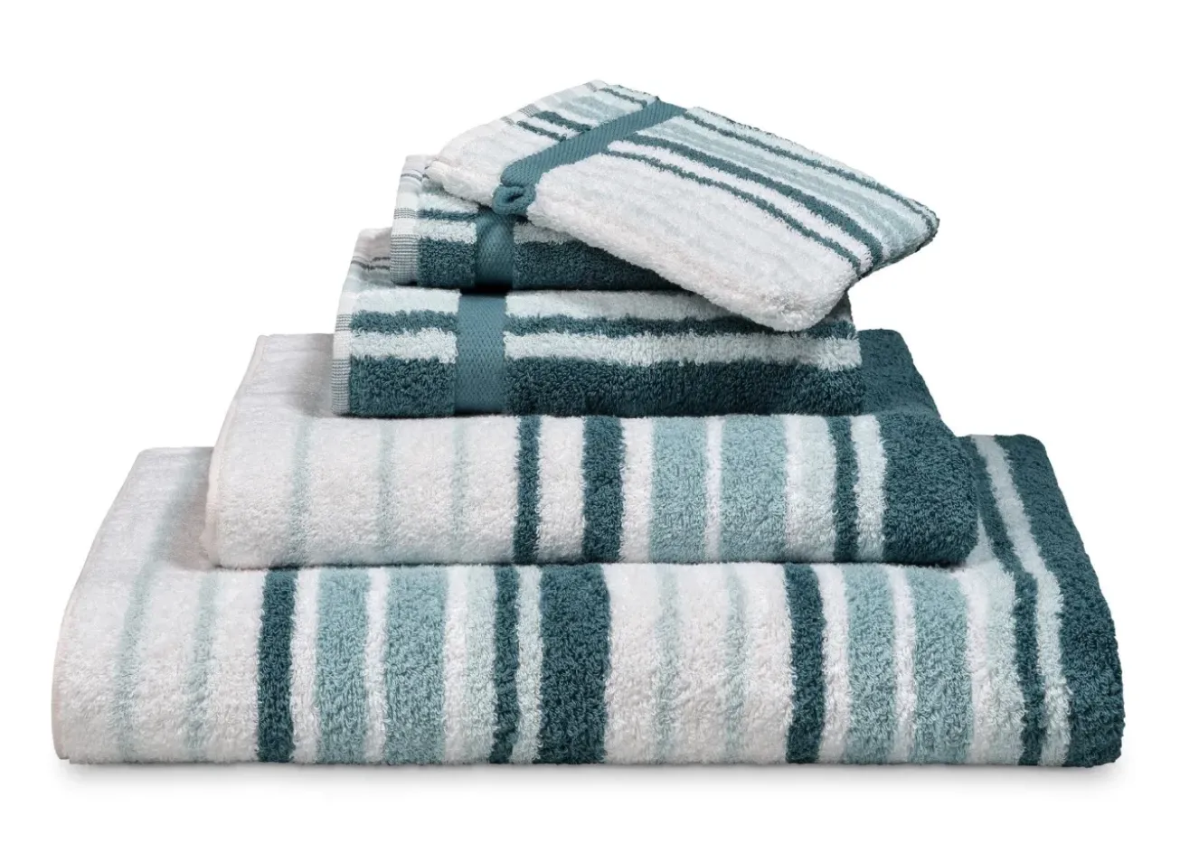 Bath & Living Vandyck Package deal 52: 3x bath towel ONTARIO Storm Blue