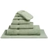 Bath & Living Vandyck Package deal 42: 6x guest towel + 1x towel RANGER Smoke Green