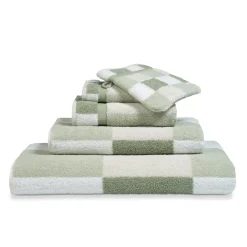 Bath & Living Vandyck Package deal 84: 4x guest towel BOSTON Smoke Green