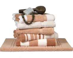 Bath & Living Vandyck Package deal 71: 6x guest towel ONTARIO Praline