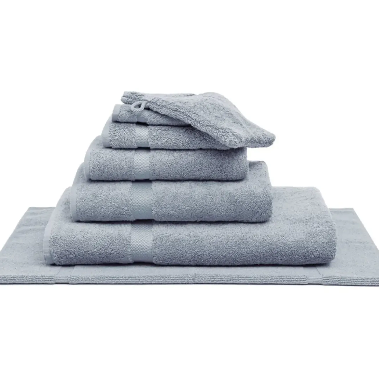 Bath & Living Vandyck Package deal 40: 6x washcloth RANGER Dusty Blue