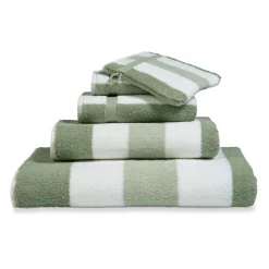 Bath & Living Vandyck Package deal 80: 6x washcloth VANCOUVER Smoke Green