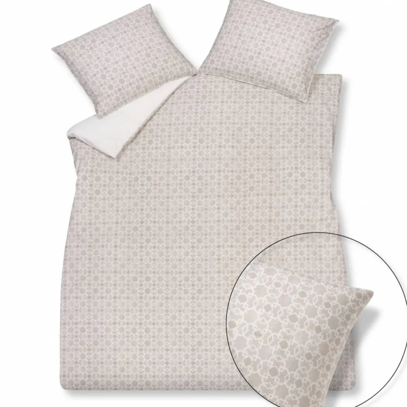 Bath & Living Vandyck PURE 17 duvet cover 200x220 cm Stone-169 (percale cotton)