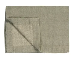 Bath & Living Vandyck PURE 52 plaid / bedspread 160x250 cm Coolgrey (linen) PRSA20252