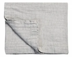 Bath & Living Vandyck PURE 22 plaid/bedspread 260x260 cm Grey-011 (cotton/linen)