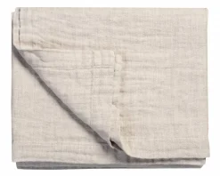 Bath & Living Vandyck PURE 22 plaid/bedspread 180x260 cm Sand-048 (cotton/linen)