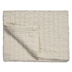 Bath & Living Vandyck PURE 64 throw/bedspread 260x260 cm Cream Tan (cotton) PRSA22264