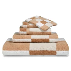 Bath & Living Vandyck Remainder 68: Bath towel BOSTON Praline 90x195 cm