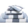 Bath & Living Vandyck Remainder 94: Bath towel VANCOUVER Misty Blue 68x127 cm