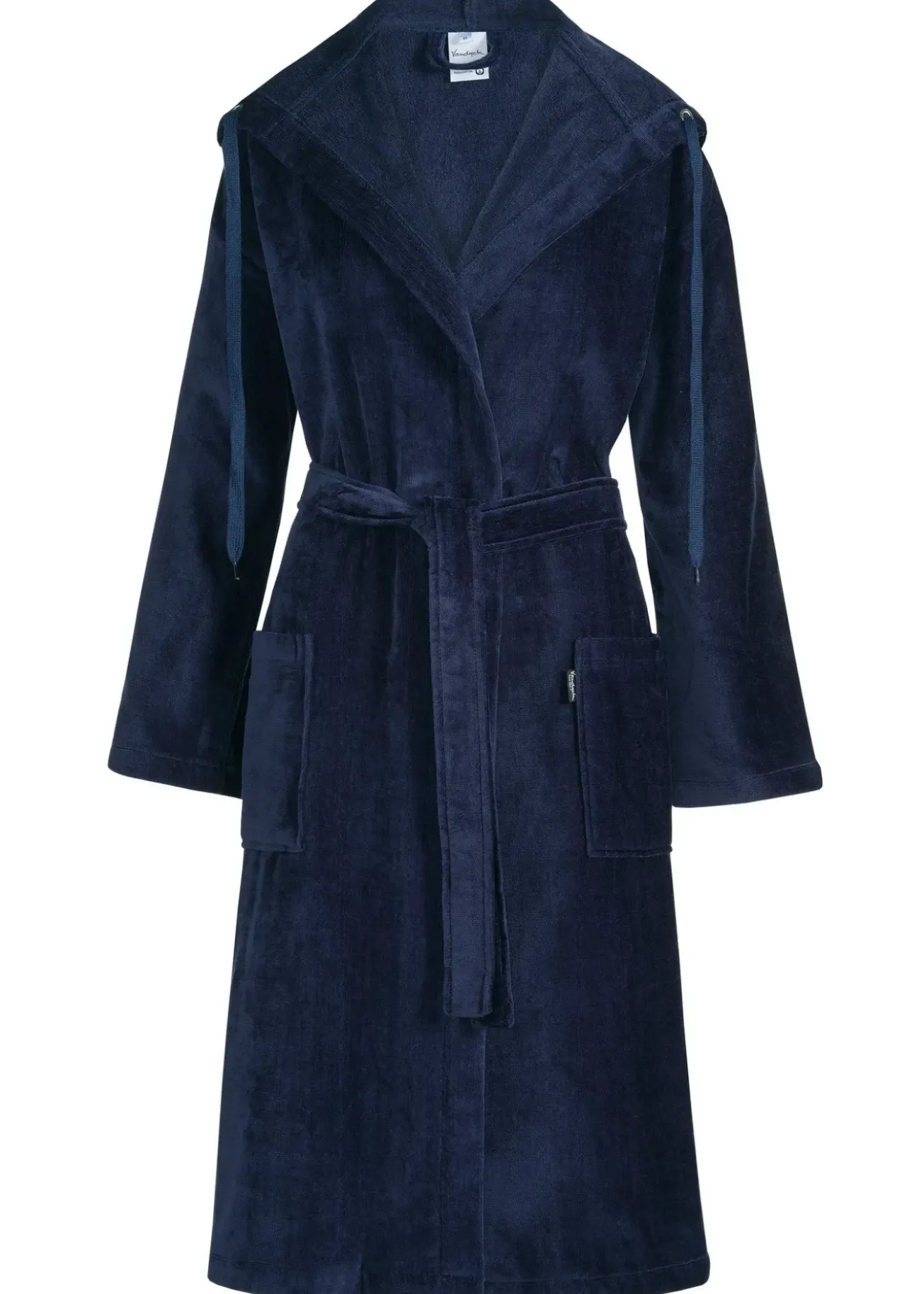 Bath & Living Vandyck RIO bathrobe color Dark Navy-045 (BAGE16202)