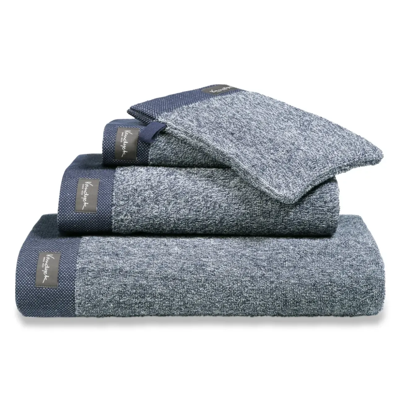 Bath & Living Vandyck Towel HOME Mouliné Blue Ink-199 (BAKC18201)