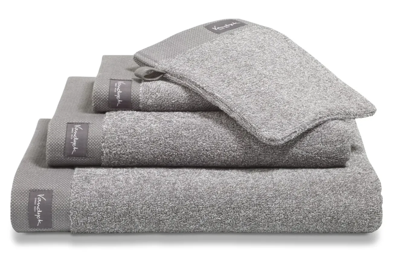 Bath & Living Vandyck Towel HOME Mouliné Mole Gray-001 (BAKC18201)
