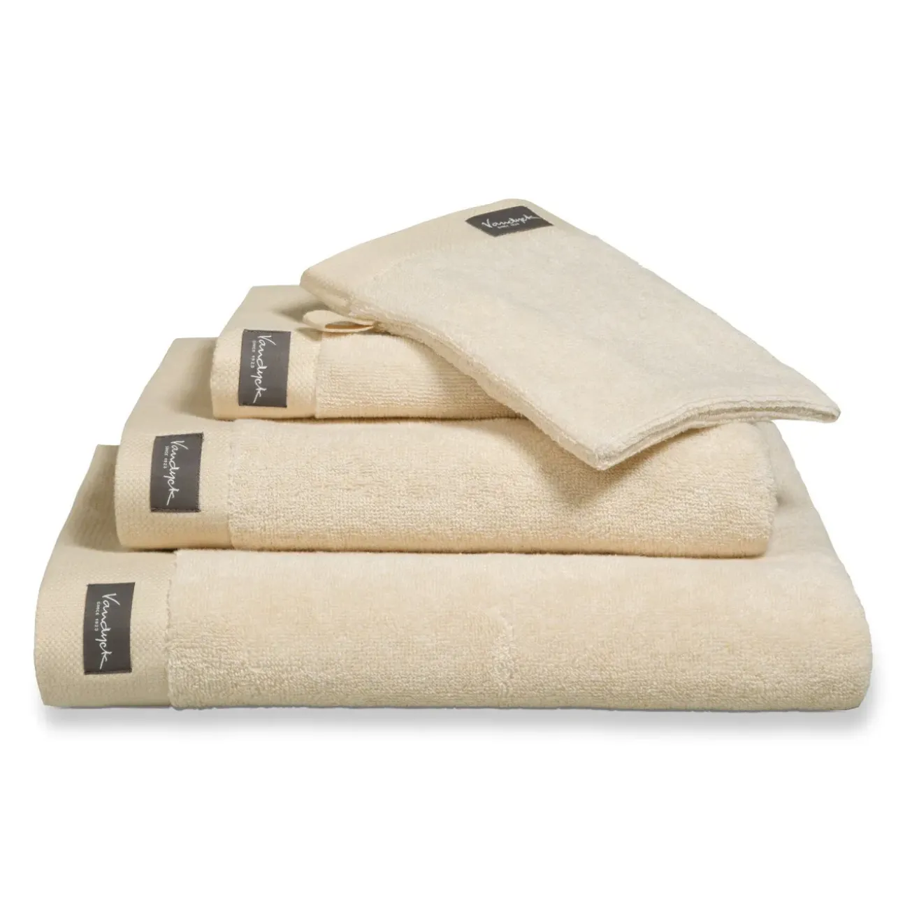 Bath & Living Vandyck Towel HOME Mouliné Bleached Sand-207 (BAKC18201)