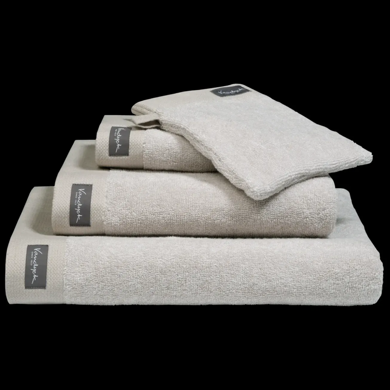Bath & Living Vandyck Towel HOME Mouliné White-090 (BAKC18201)