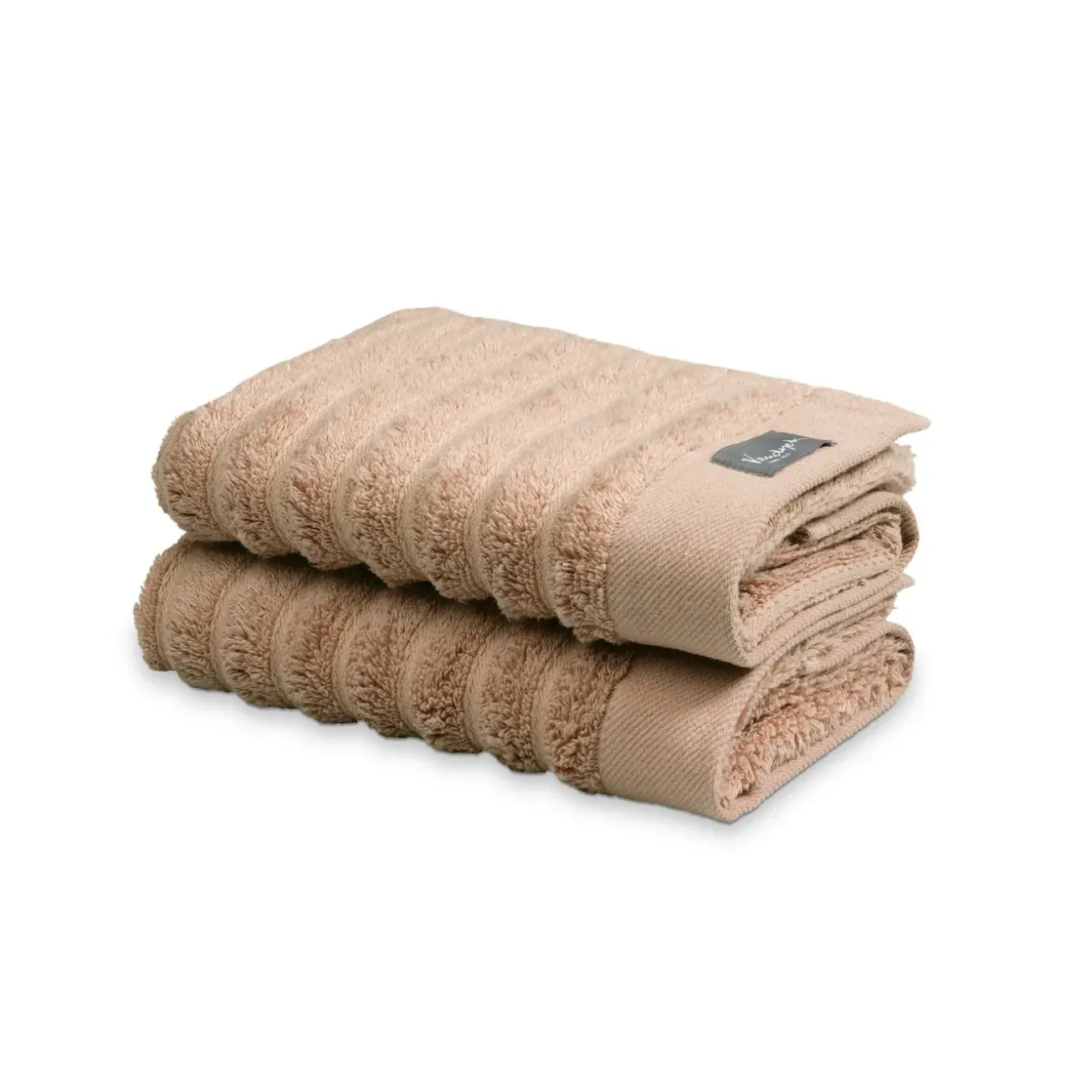 Bath & Living Vandyck Towel HOME Wave Praline-163